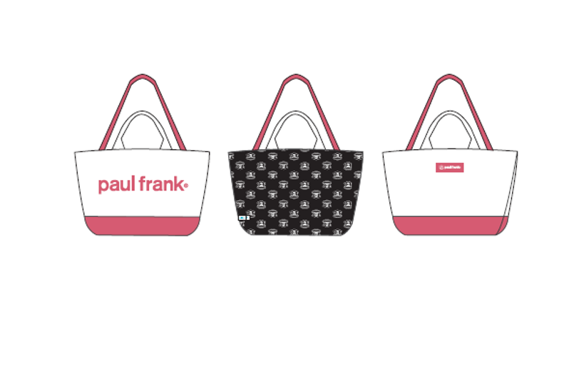 PAUL FRANK ESSENTIAL TOTE BAG PINK