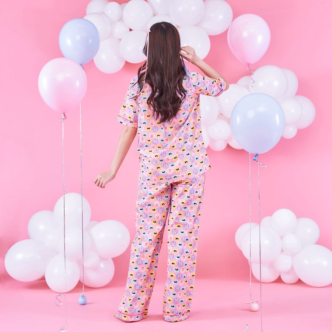 PAUL FRANK WOMENS SS SWEET BUNNY PANTS SET