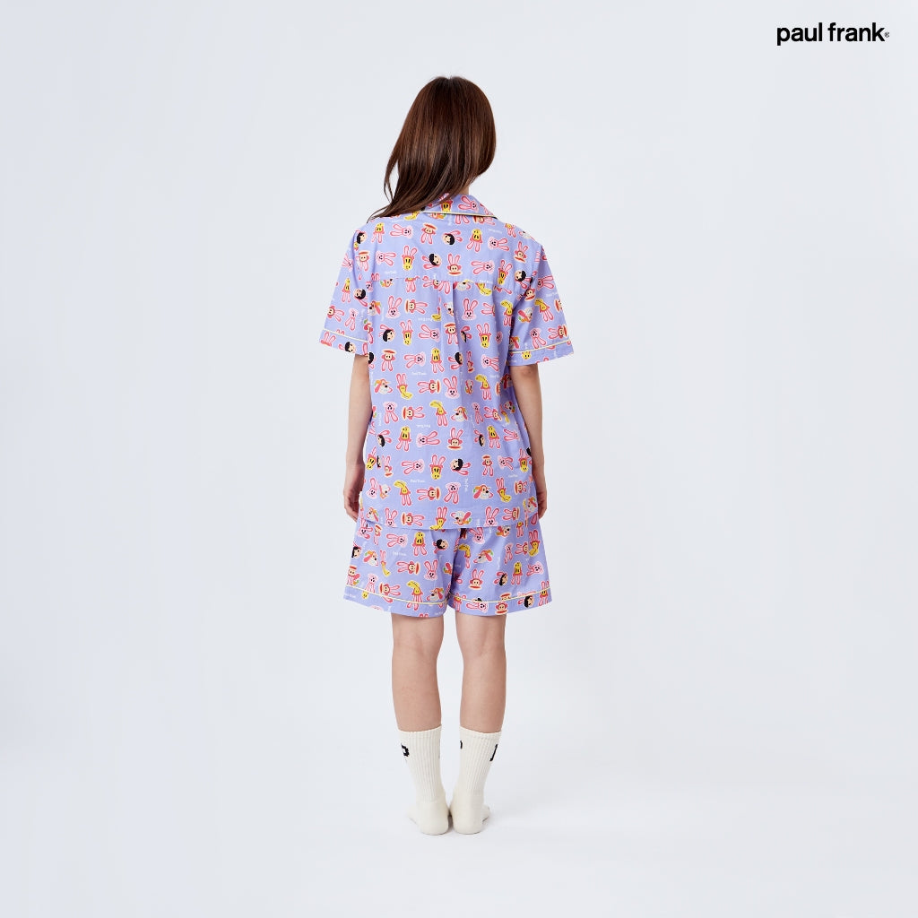 PAUL FRANK WOMENS SS JULIUS AND FRIENDS SHORTS SET