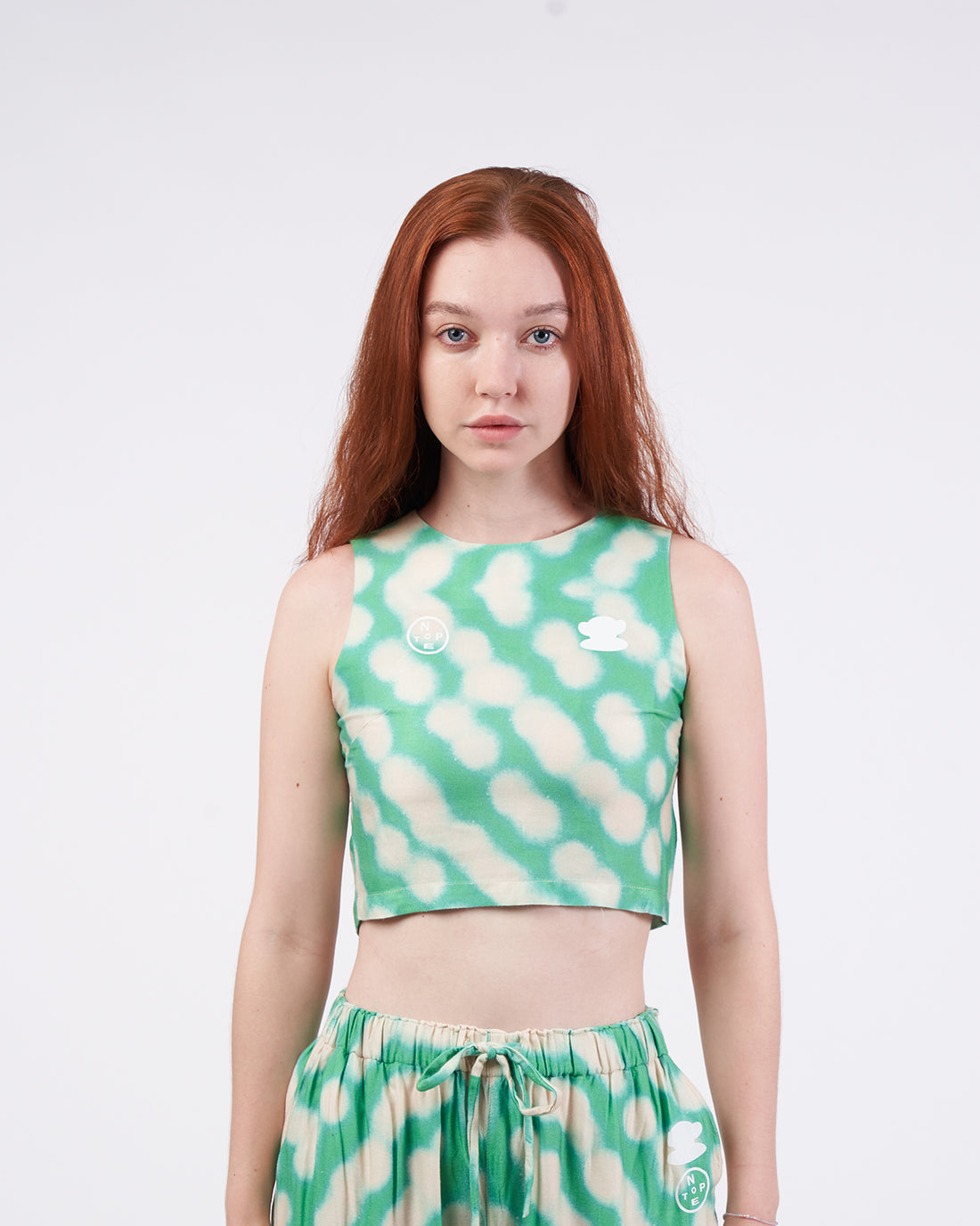 PAUL FRANK WOMENS CROP TIE DYE NOTEP