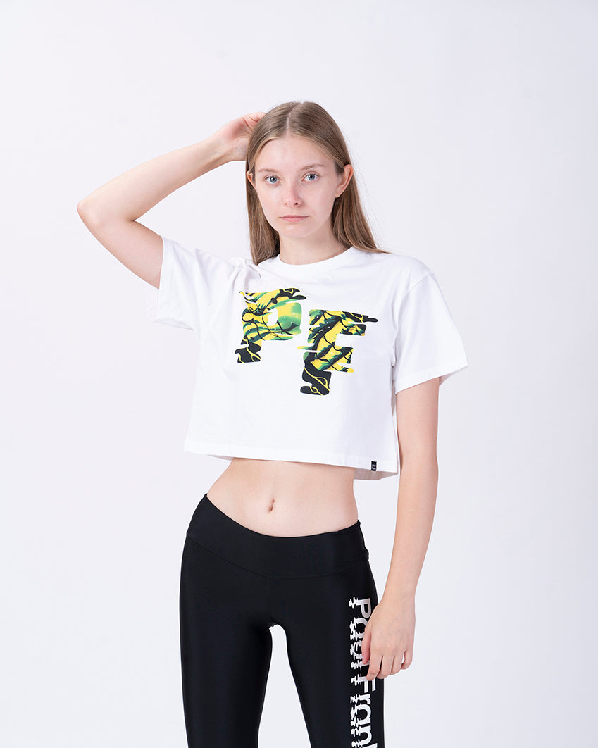 PAUL FRANK WOMENS FASHION TEE NEON JUNGLE