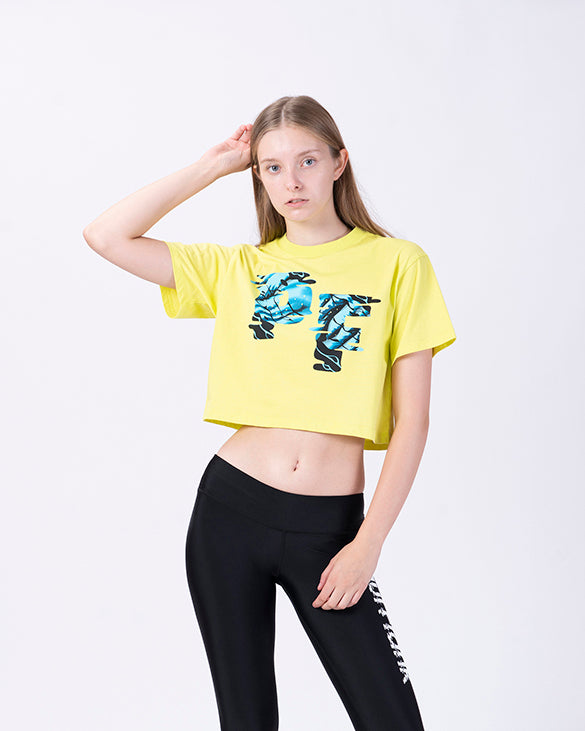 PAUL FRANK WOMENS FASHION TEE NEON JUNGLE